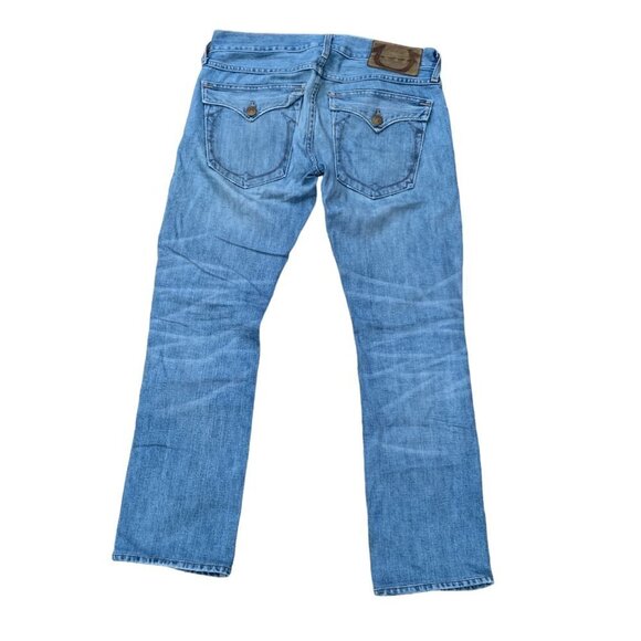 Vintage True Religion Jeans Size 30 Leather Tab Blue - Picture 5 of 7
